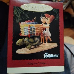 Hallmark Keepsake Ornament The Flintstones Betty and Wilma